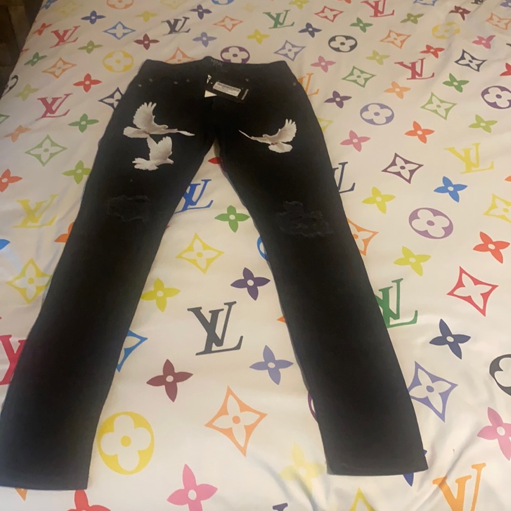 Dove black jeans